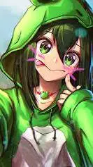 ai character: Tsuyu Asui background