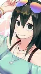 ai character: Tsuyu Asui background