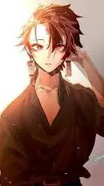 ai character: Tanjiro  background