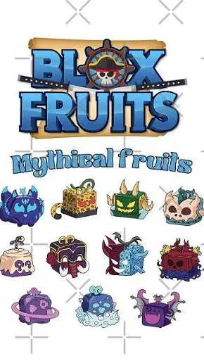 ai character: mythical fruits! background
