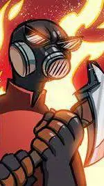 ai character: Pyro background