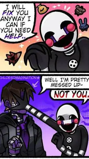 ai character: Puppet (meme) background