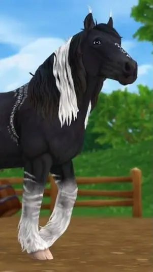 ai character: horse background