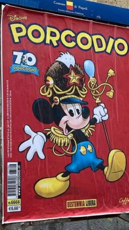 ai character: topolino bestemmia background