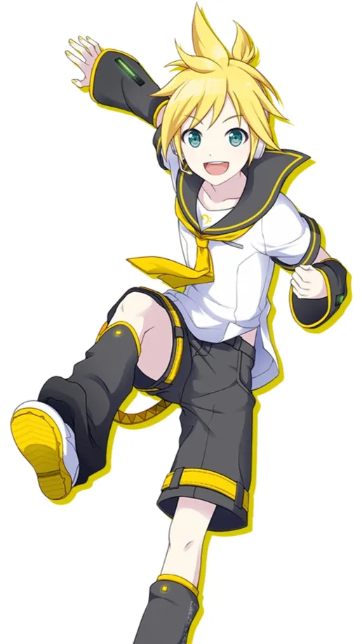 ai character: Kagamine len background