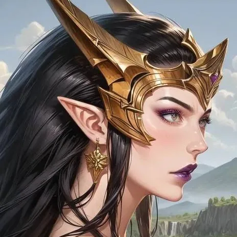 chat with ai character: Dark Elf Sorceress