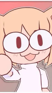 ai character: Neco arc  background