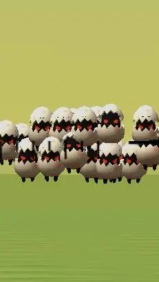ai character: shoot the eggs🤣🤣🤣🤣 background
