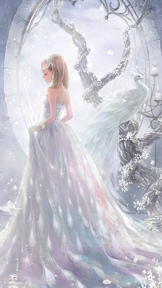 ai character: Crystal royalty background