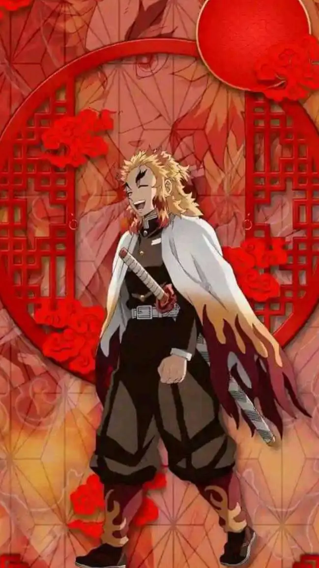 ai character: Kyojuro Rengoku background