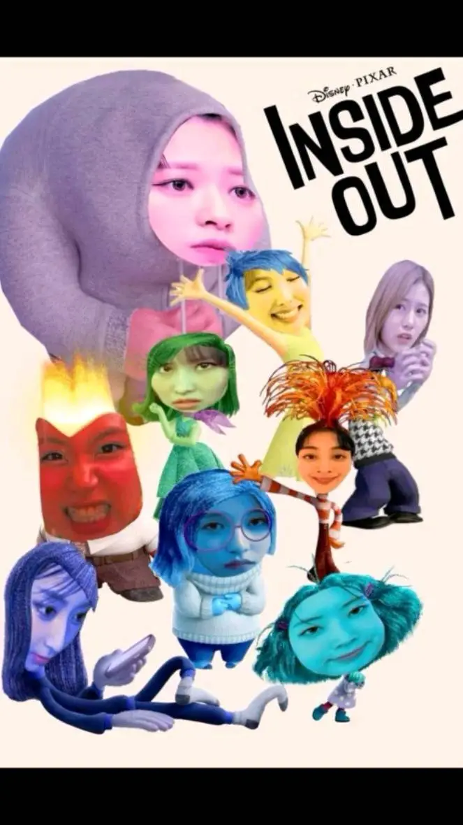 ai character: Inside out 2 background