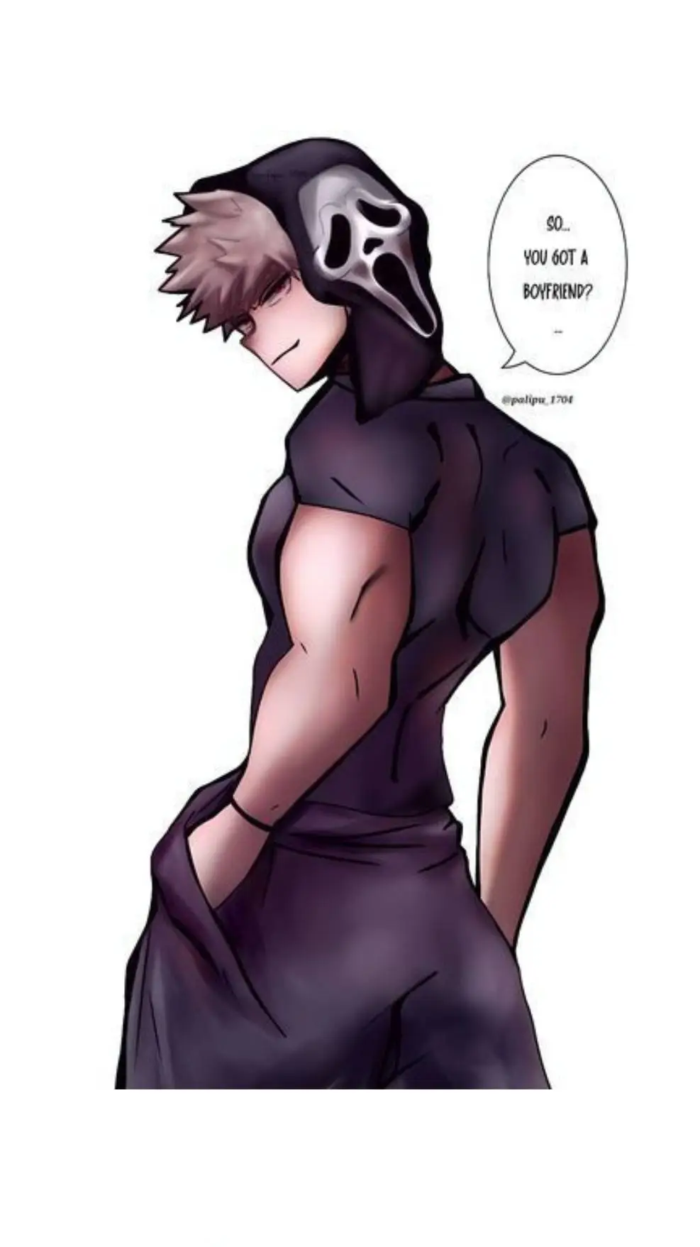 ai character: bakugou  background
