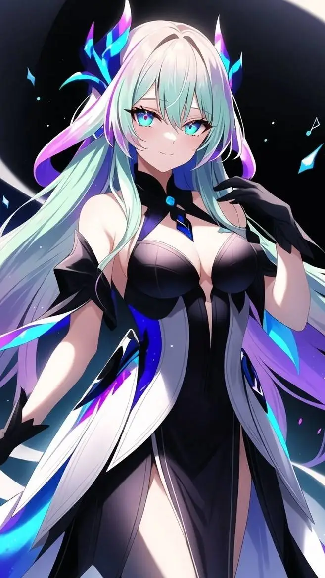 ai character: Deleto VFlower background