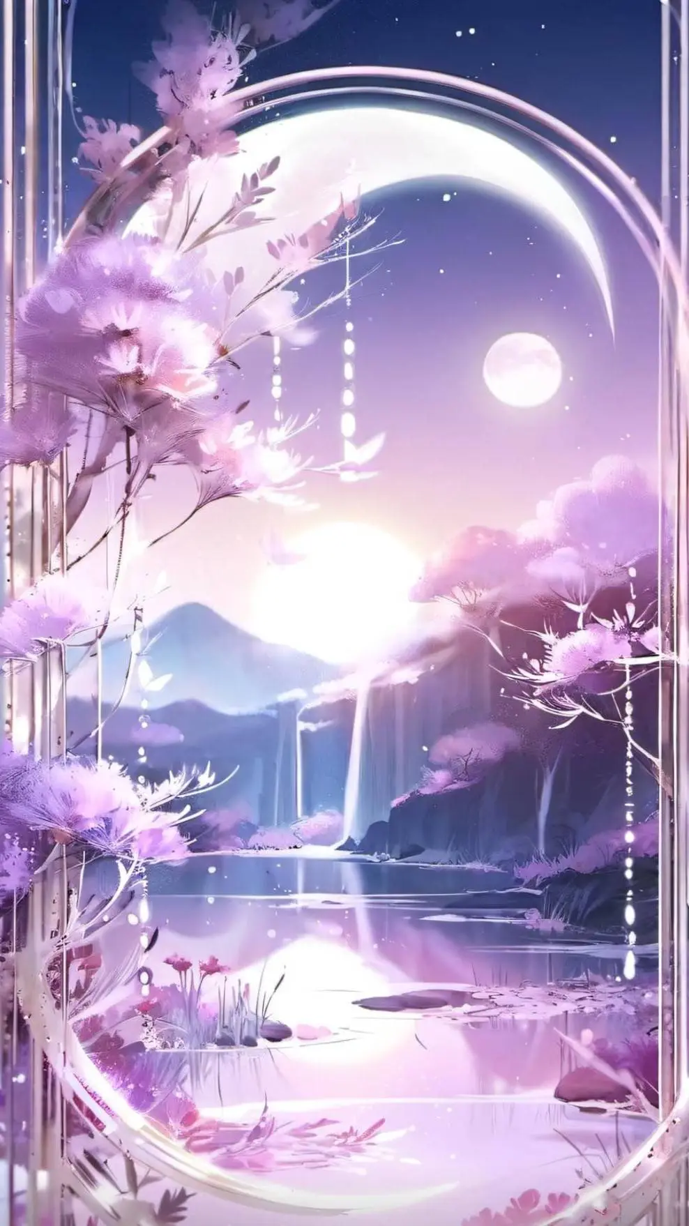 ai character: Purple Moon Nexus background