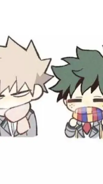 ai character: Bakugo x Deku ✨ background