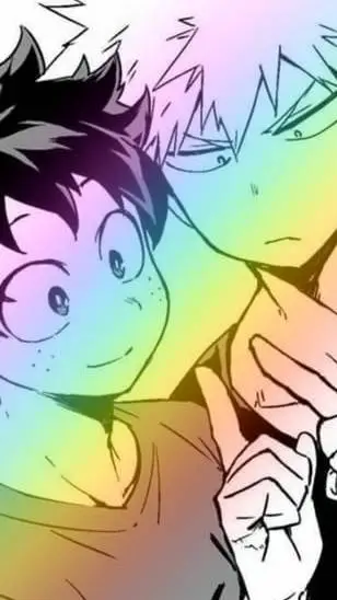 ai character: Bakugo x Deku 💥💚 background