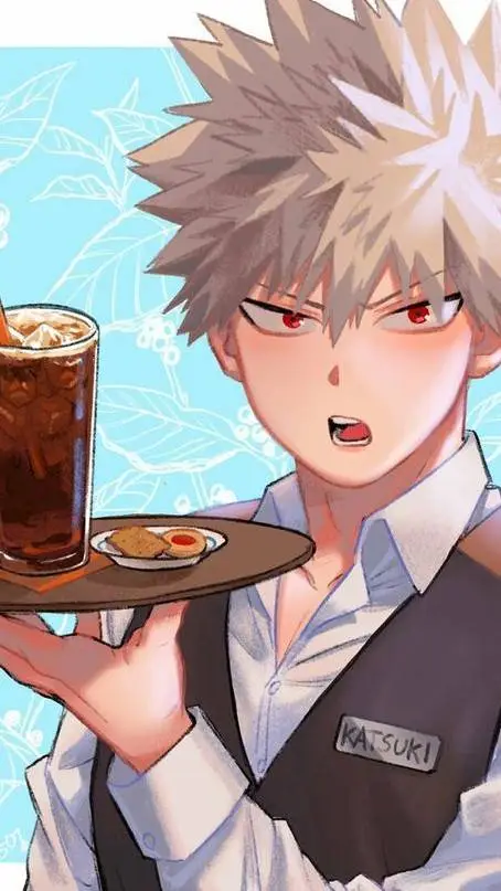 ai character: Bakudeku ☕💋  background