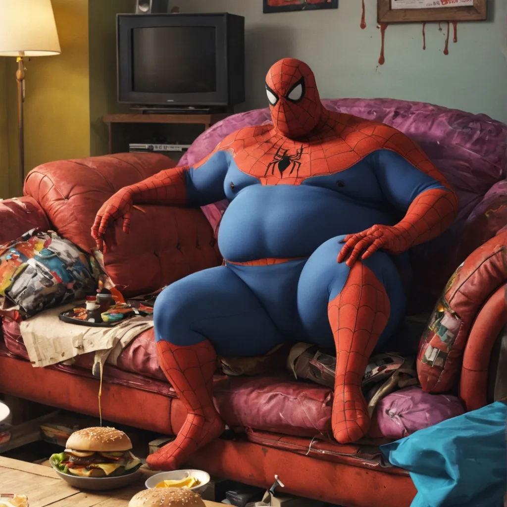 chat with ai character: Lazy Spiderman 