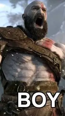 ai character: gow workshop background