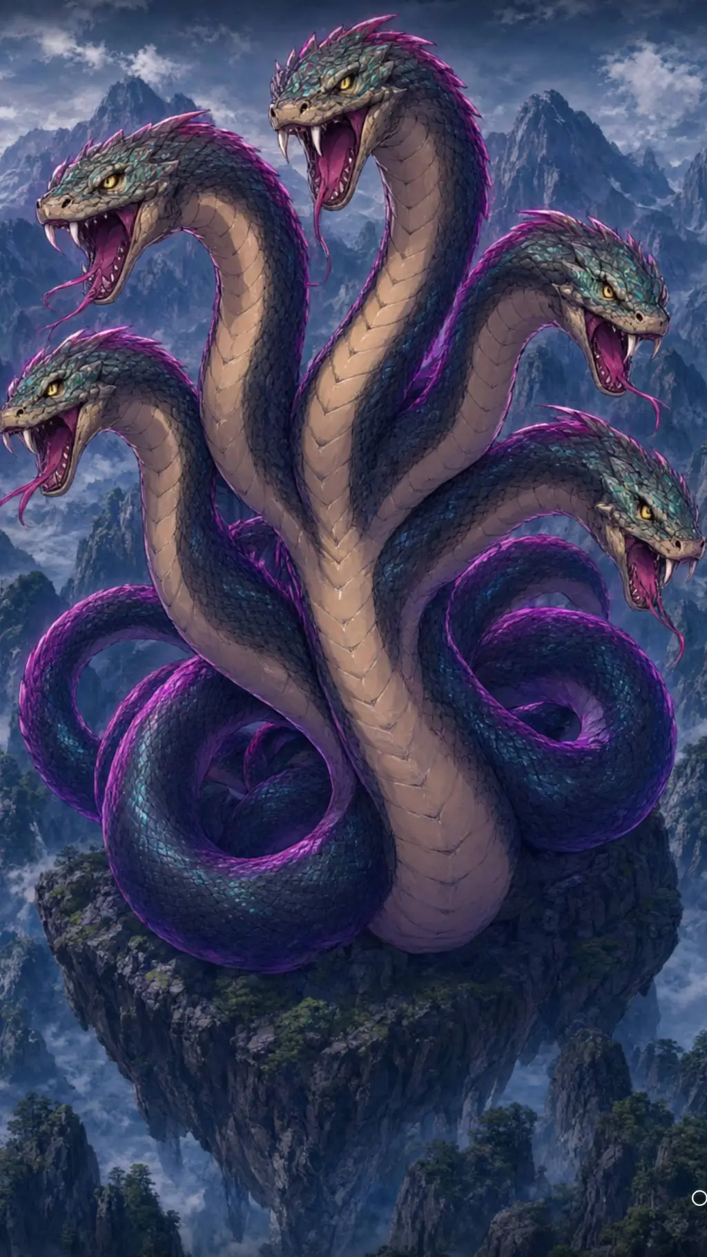 ai character: Five Serpent  background