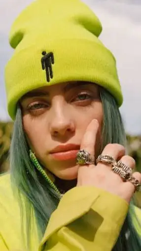 ai character: Billie Eilish background