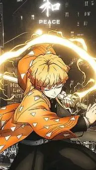 ai character: zenitsu ⚡💋 background