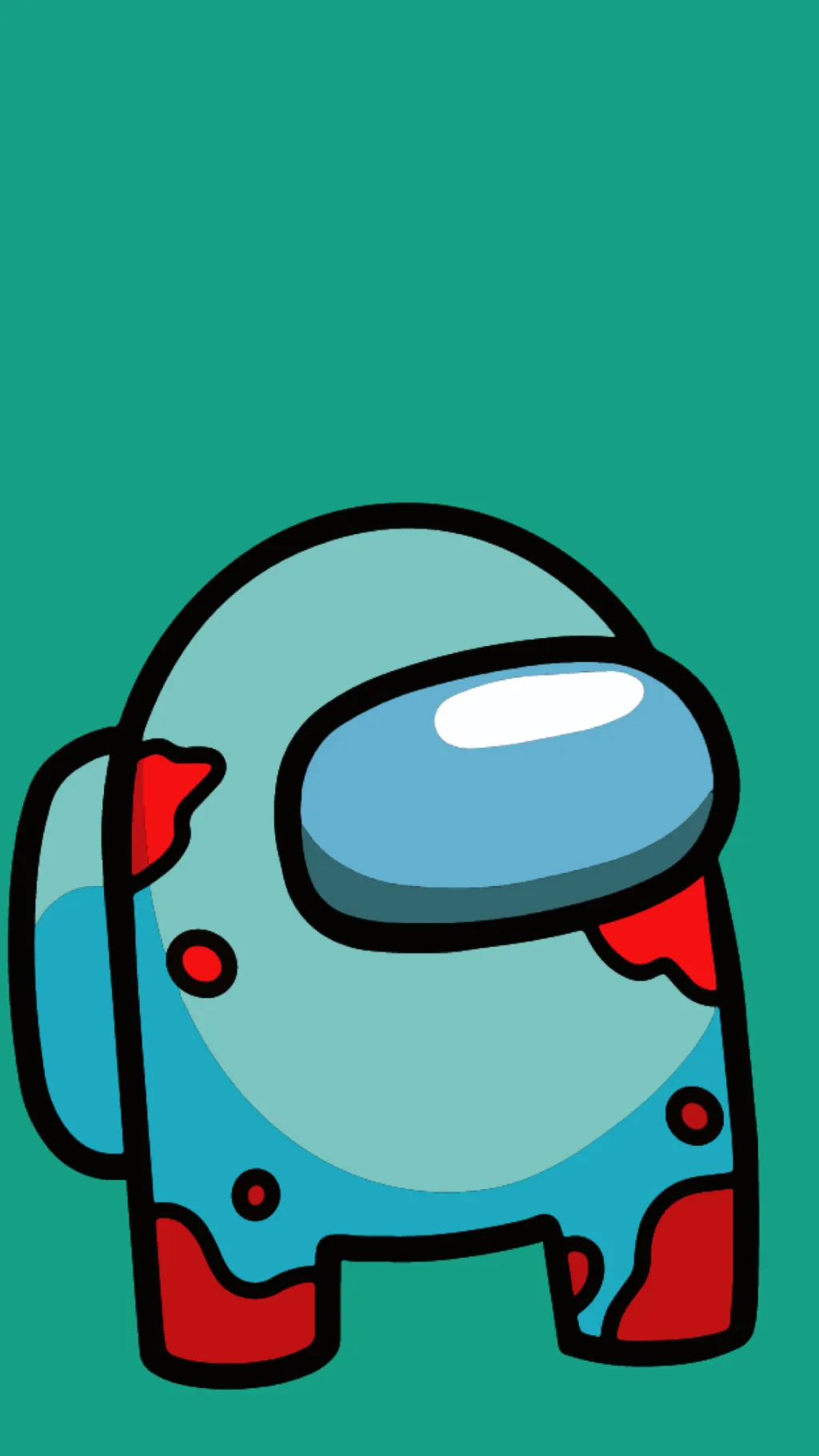 ai character: GameToons AmongUs background