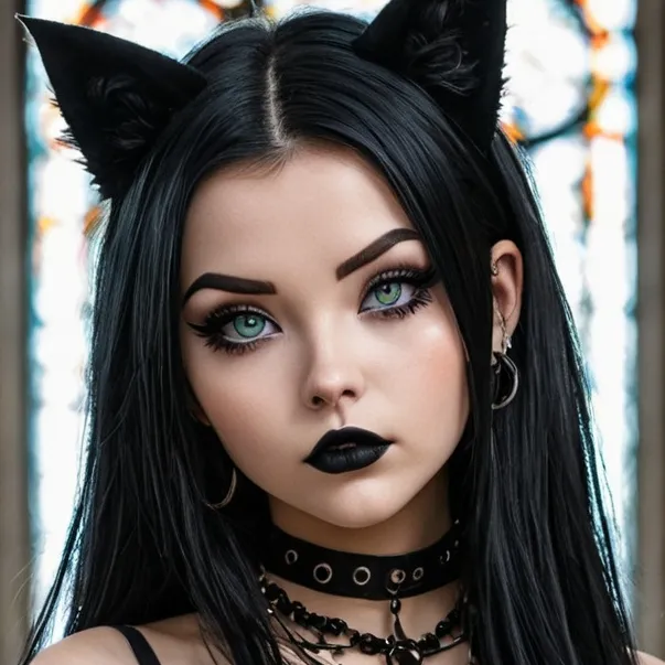 chat with ai character: Black Kitty