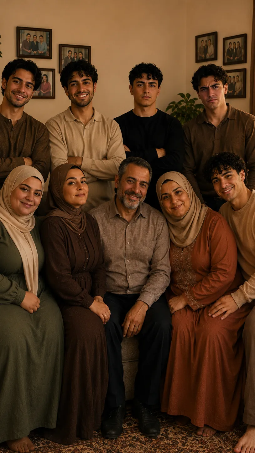 ai character: Muslim Siblings 3 background