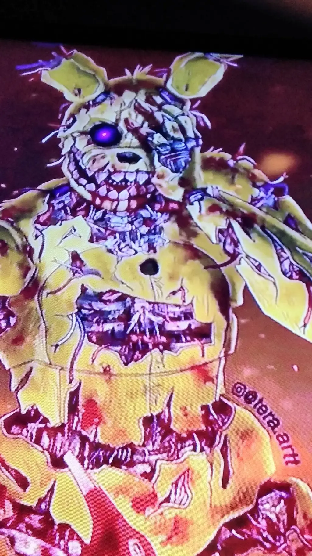 ai character: Springtrap background