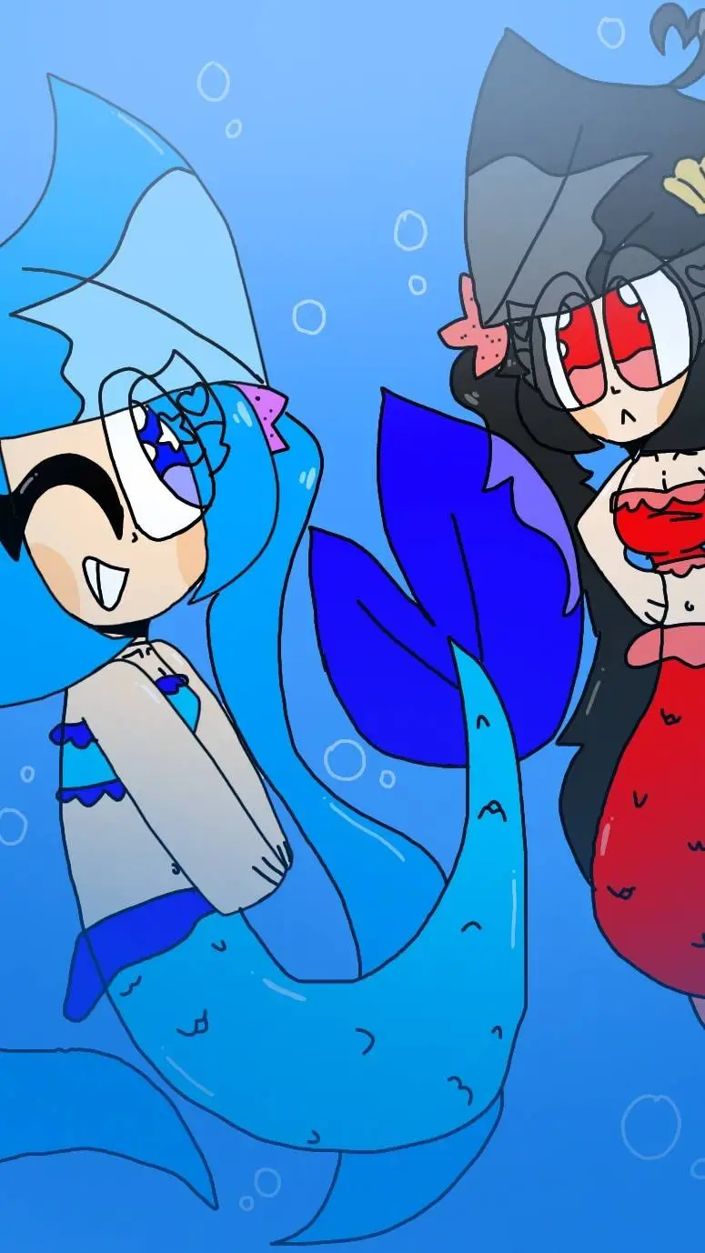 ai character: mermaid Miku sis's background