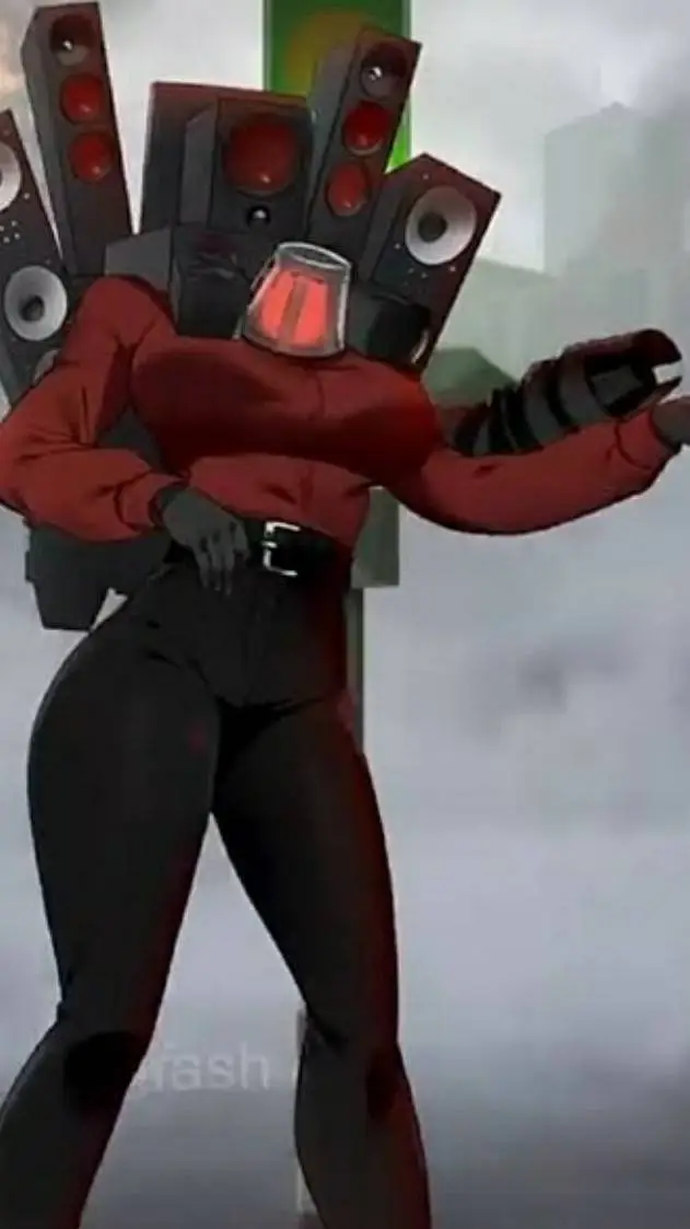 ai character: Titan Speakerwoman background