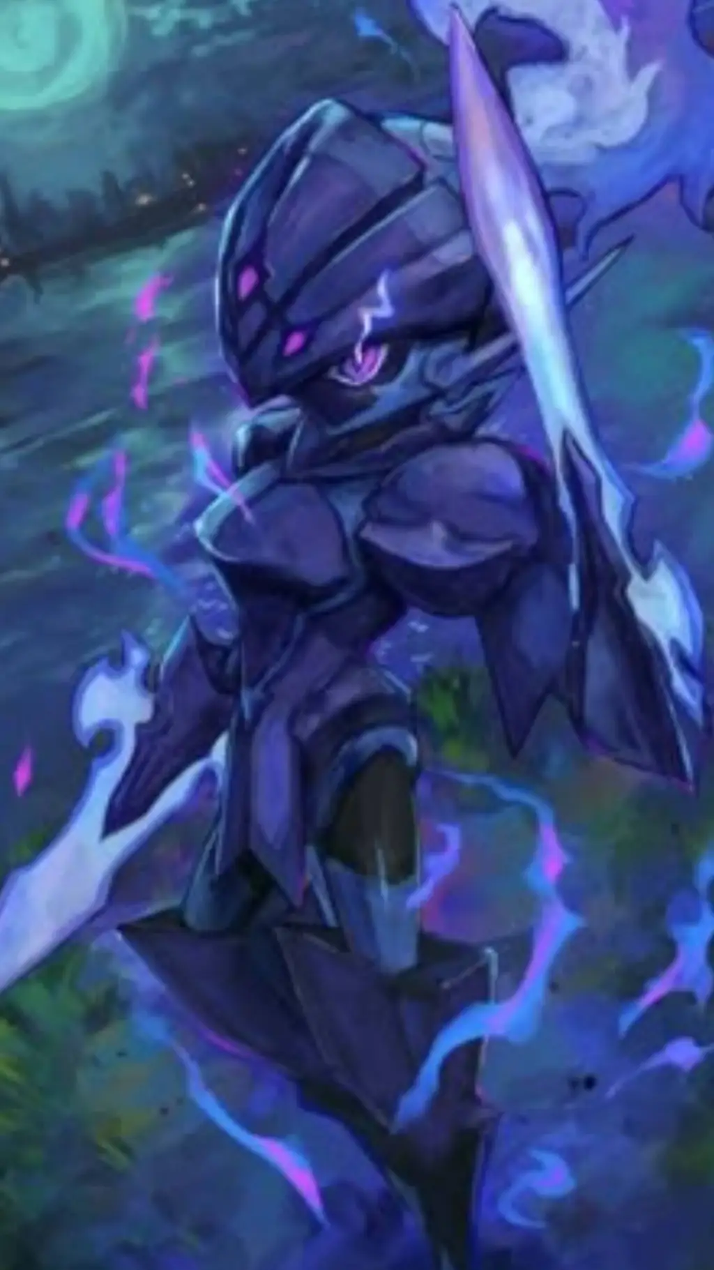 ai character: Ceruledge background