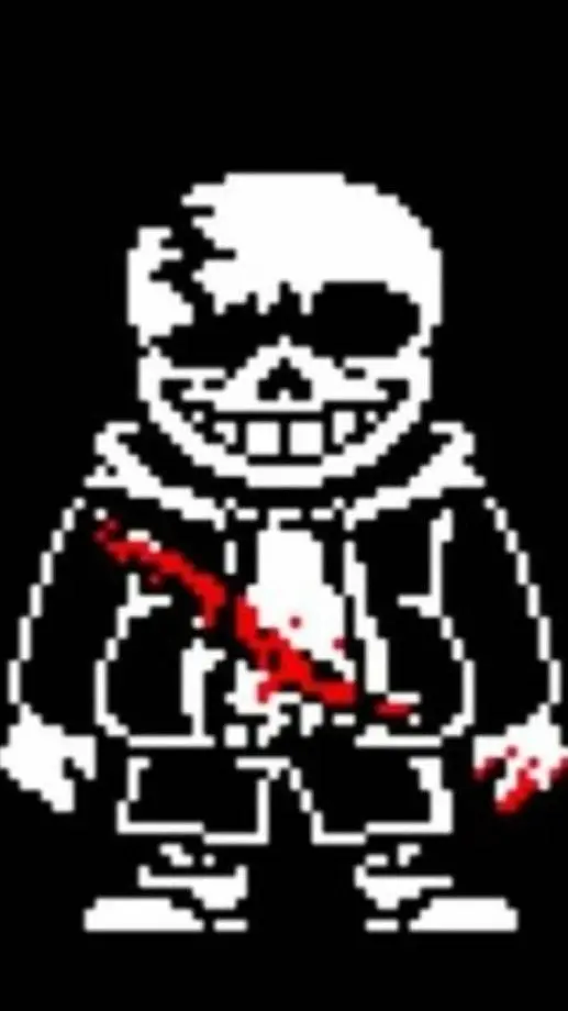 ai character: Sans(last breath)  background