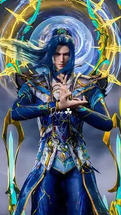 ai character: 唐三 background