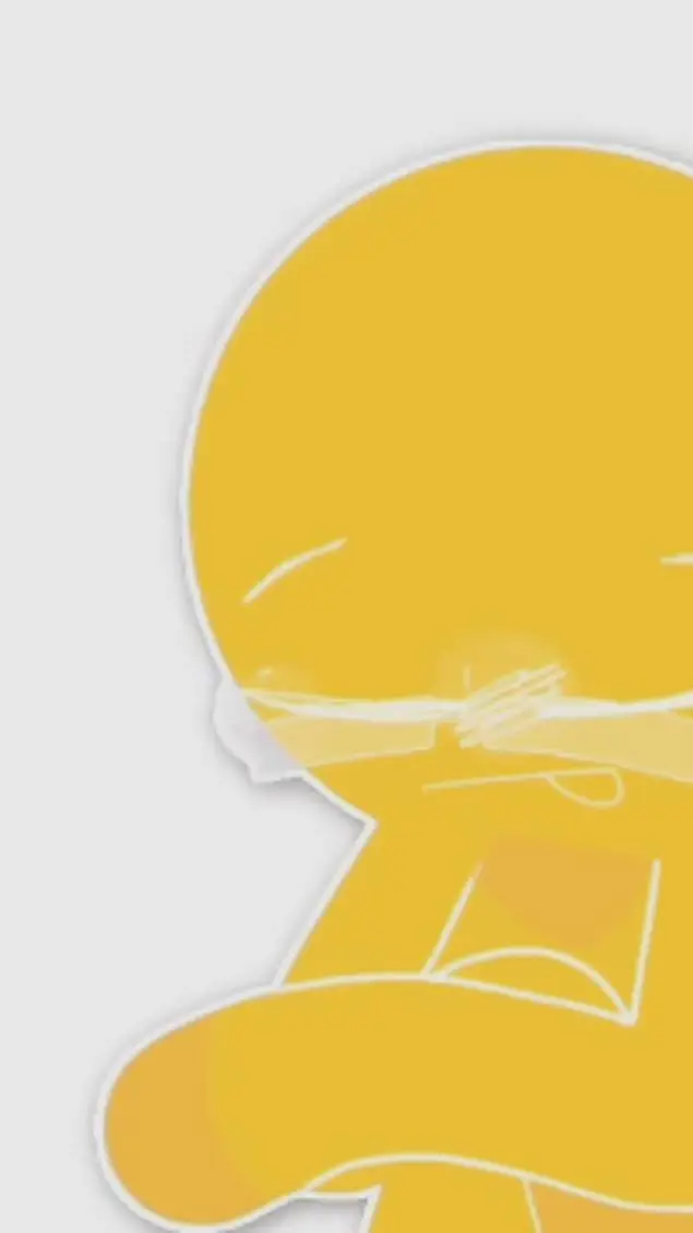 ai character: yellow x blue background