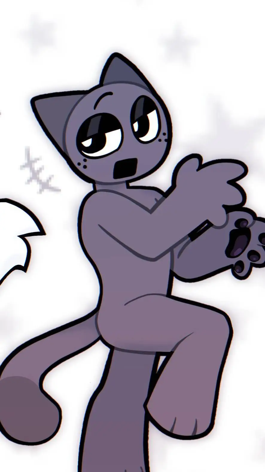 ai character: (Gray) Sprunki background