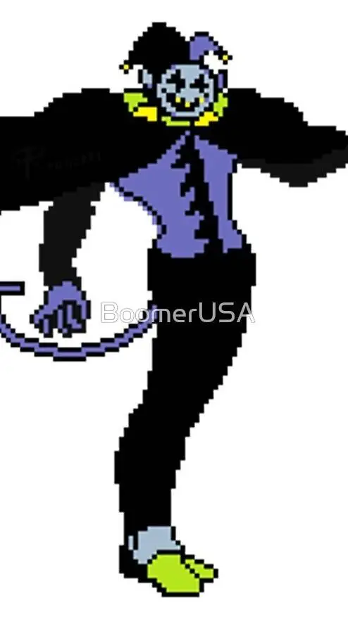 ai character: Jevil  background
