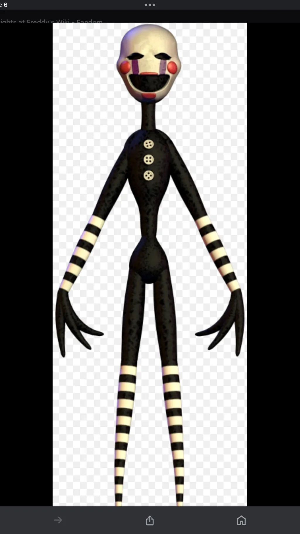 ai character: Marionette ￼ background