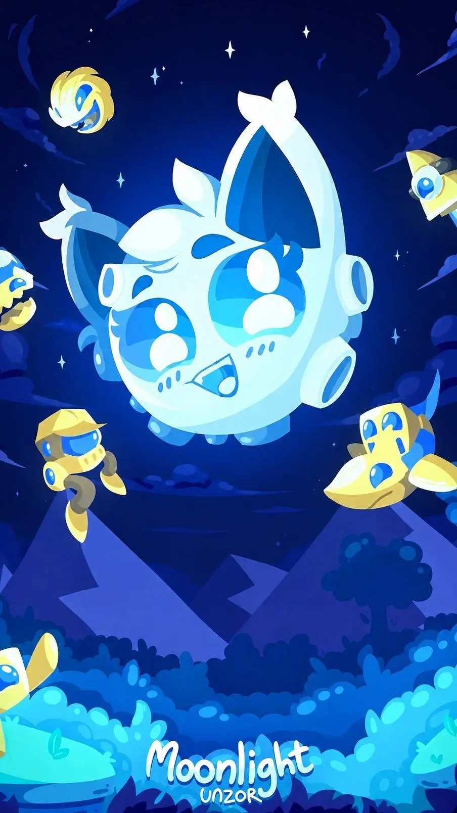 ai character: Sapphire background