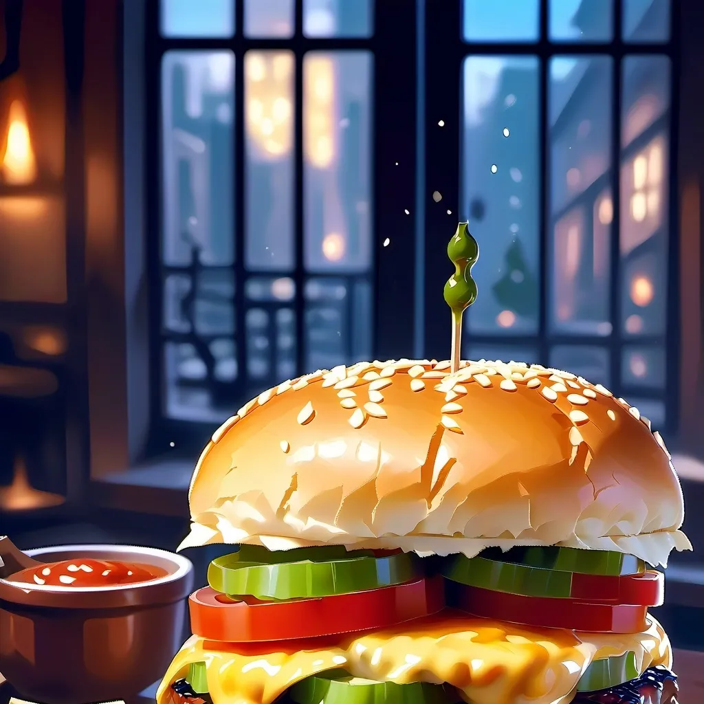 chat with ai character: hamburger