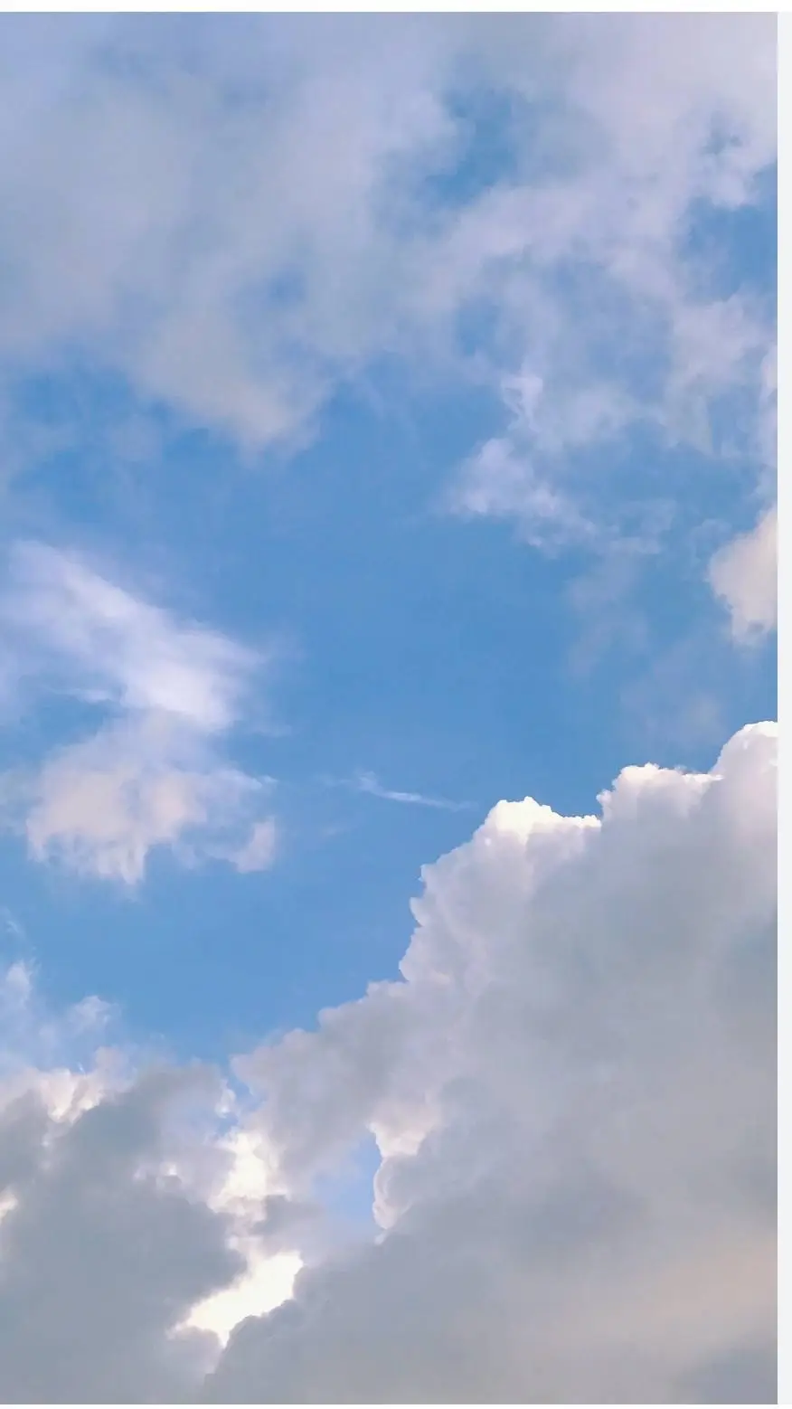 ai character: it's just the sky. background