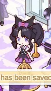 ai character: Kuromi background