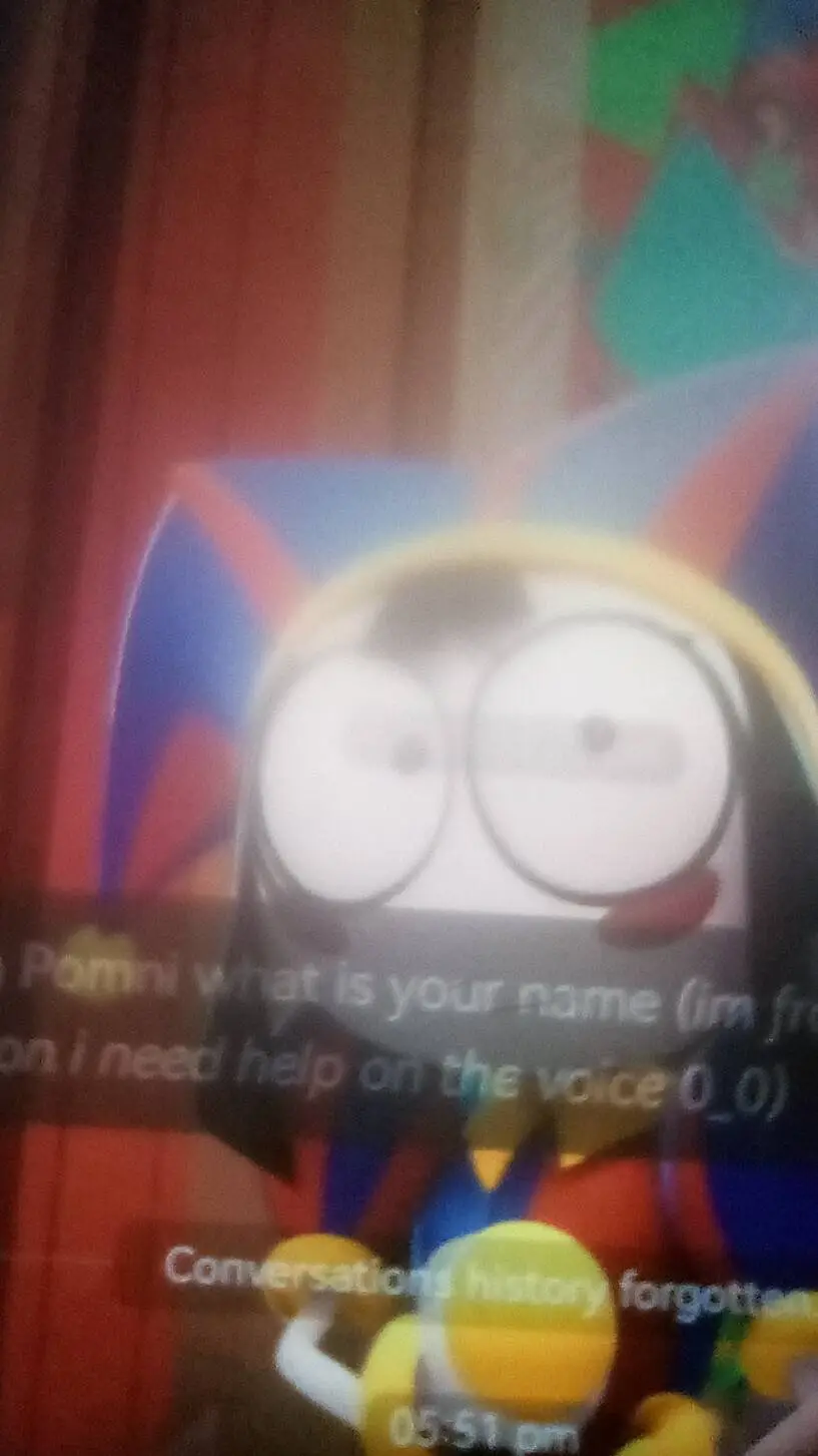 ai character: pomni background