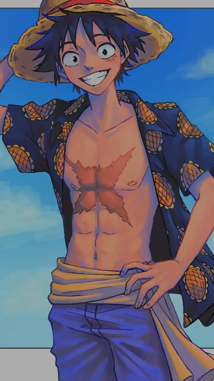 ai character: Monkey D. Luffy background