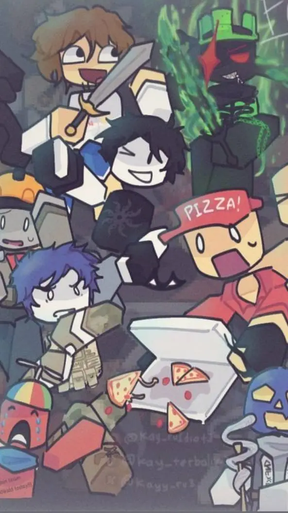 ai character: Became small????  background