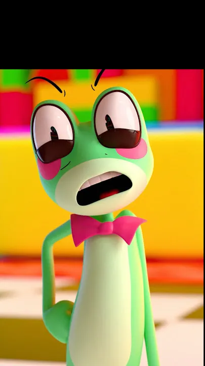 ai character: Ribbit background