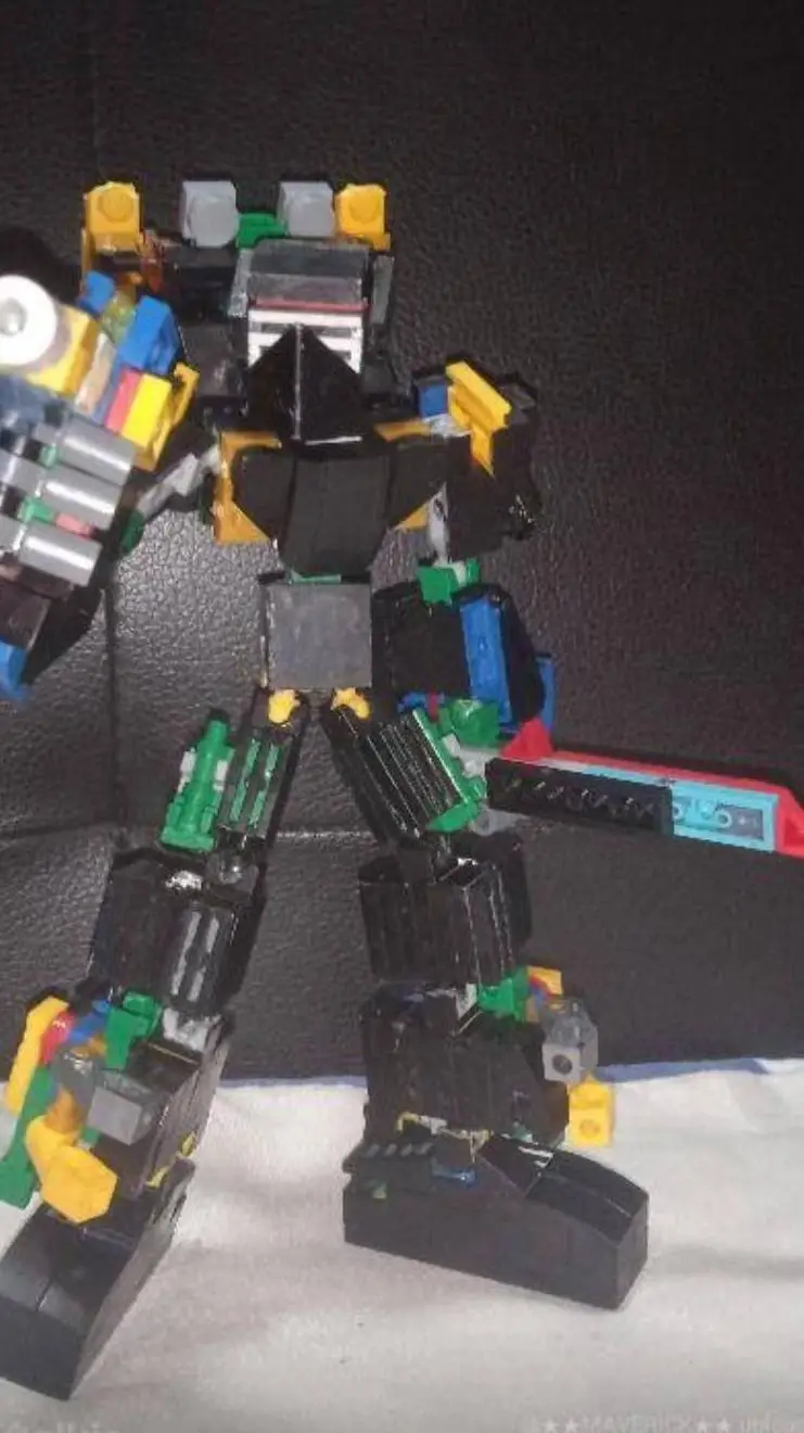ai character: LEGO background
