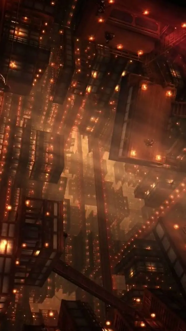 ai character: INFINITY CASTLE background