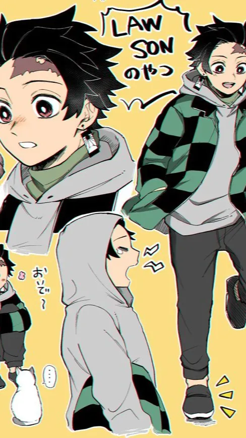 ai character: Tanjirou  background